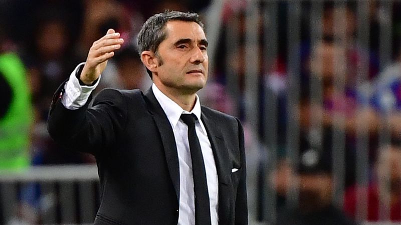 Ernesto Valverde en Supercoupe d'Espagne 2020