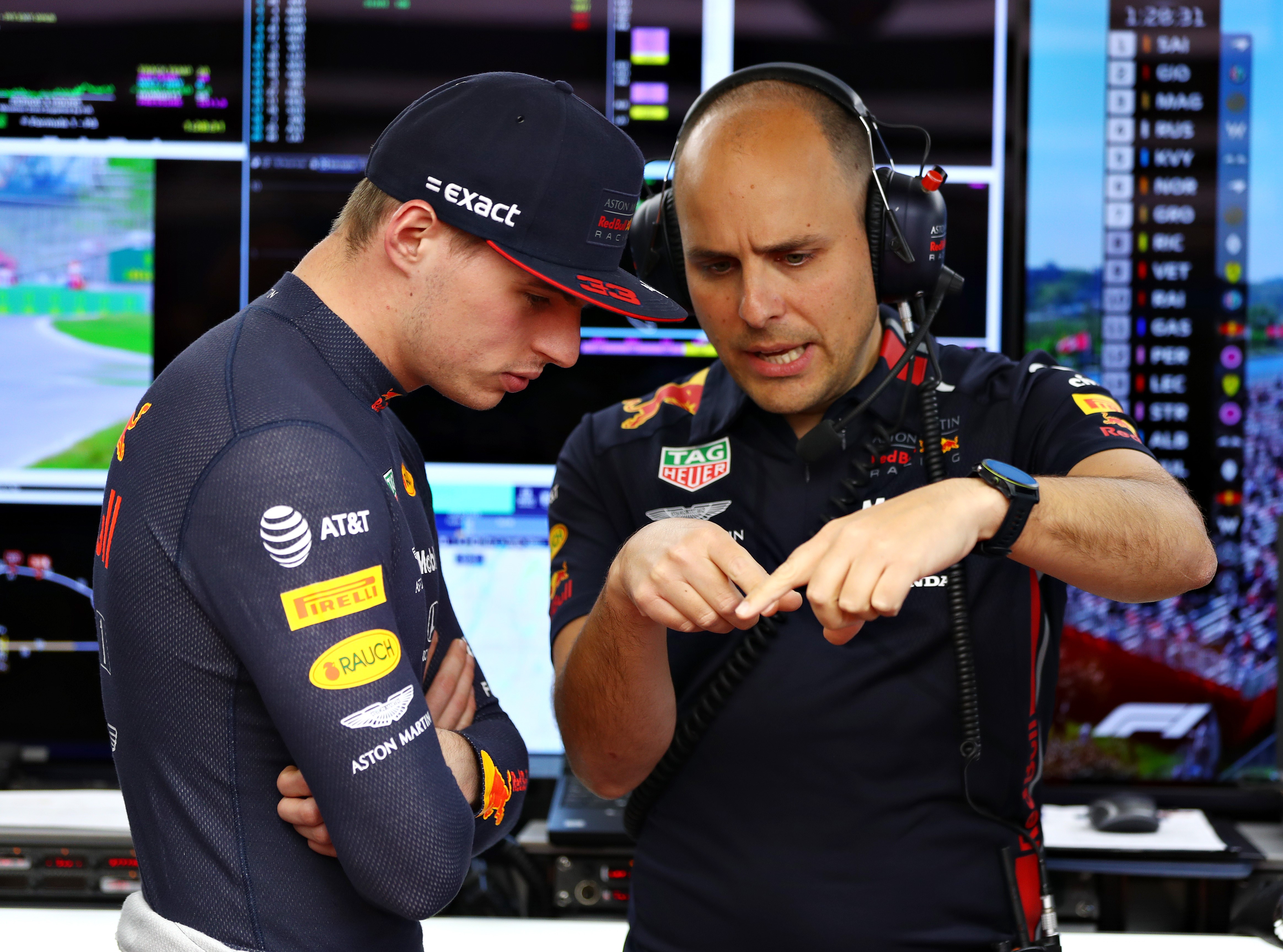 Eingespieltes Team: Max Verstappen (links) mit Renningenieur Gianpiero Lambiase