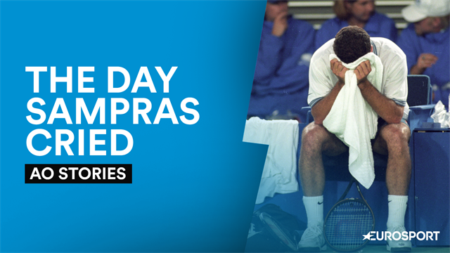 AO Stories: Sampras can't contain his emotions after coach illness AO Stories: Sampras can't contain his emotions after coach illness
