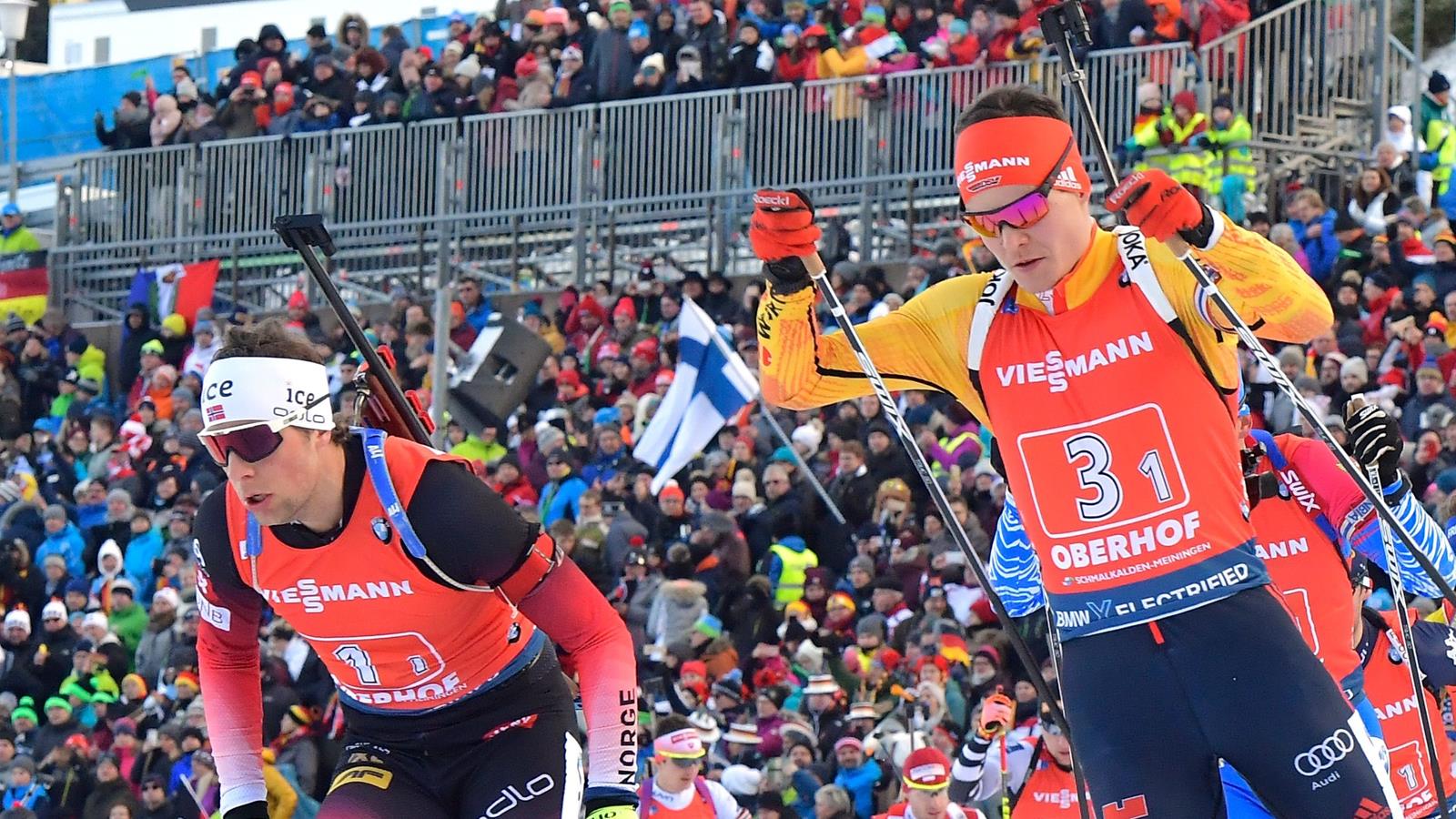 Deutsche Männerstaffel mit Podium beim Heimspiel - Oberhof ...