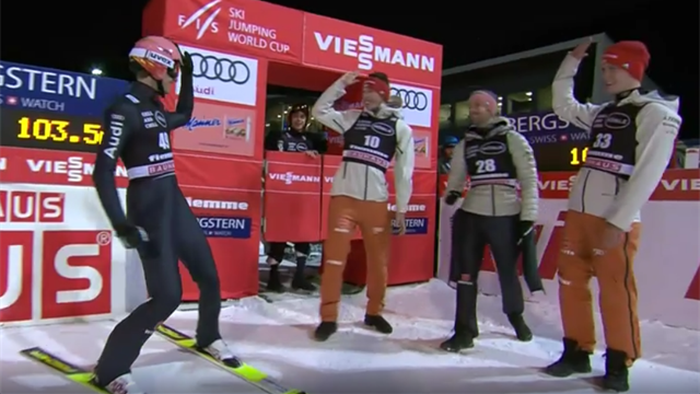 "Sensationell!" So springt Geiger im Val di Fiemme zum ersten Saisonsieg "Sensationell!" So springt Geiger im Val di Fiemme zum ersten Saisonsieg