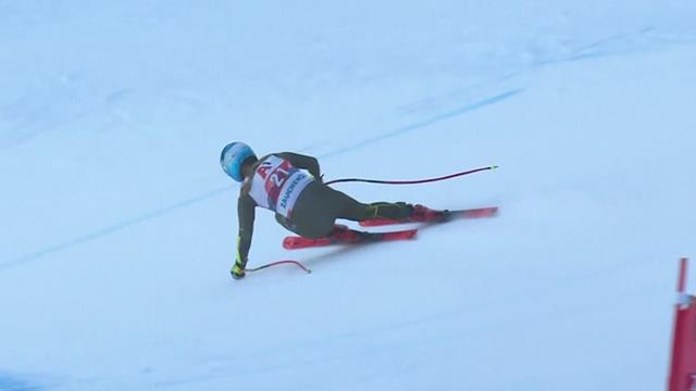 De crash van Mikaela Shiffrin in Altenmarkt-Zauchensee De crash van Mikaela Shiffrin in Altenmarkt-Zauchensee