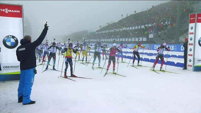 Oberhof | Hoogtepunten 12.5km Massastart Vrouwen Oberhof | Hoogtepunten 12.5km Massastart Vrouwen