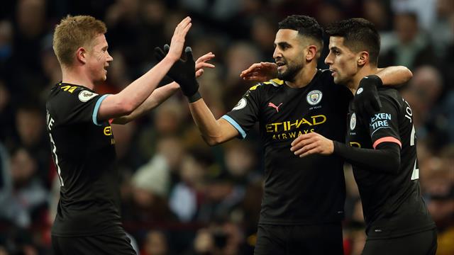 1-6 avec un triplé d'Agüero : City s'amuse et repasse deuxième