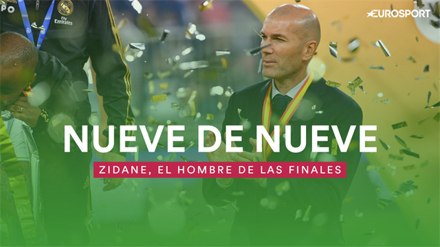 La flor que decide finales: nueve de nueve ganadas por Zidane