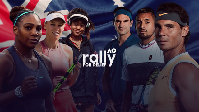 Rally for Relief: Das Benefiz-Spiel der Tennis-Stars live bei Eurosport Rally for Relief: Das Benefiz-Spiel der Tennis-Stars live bei Eurosport