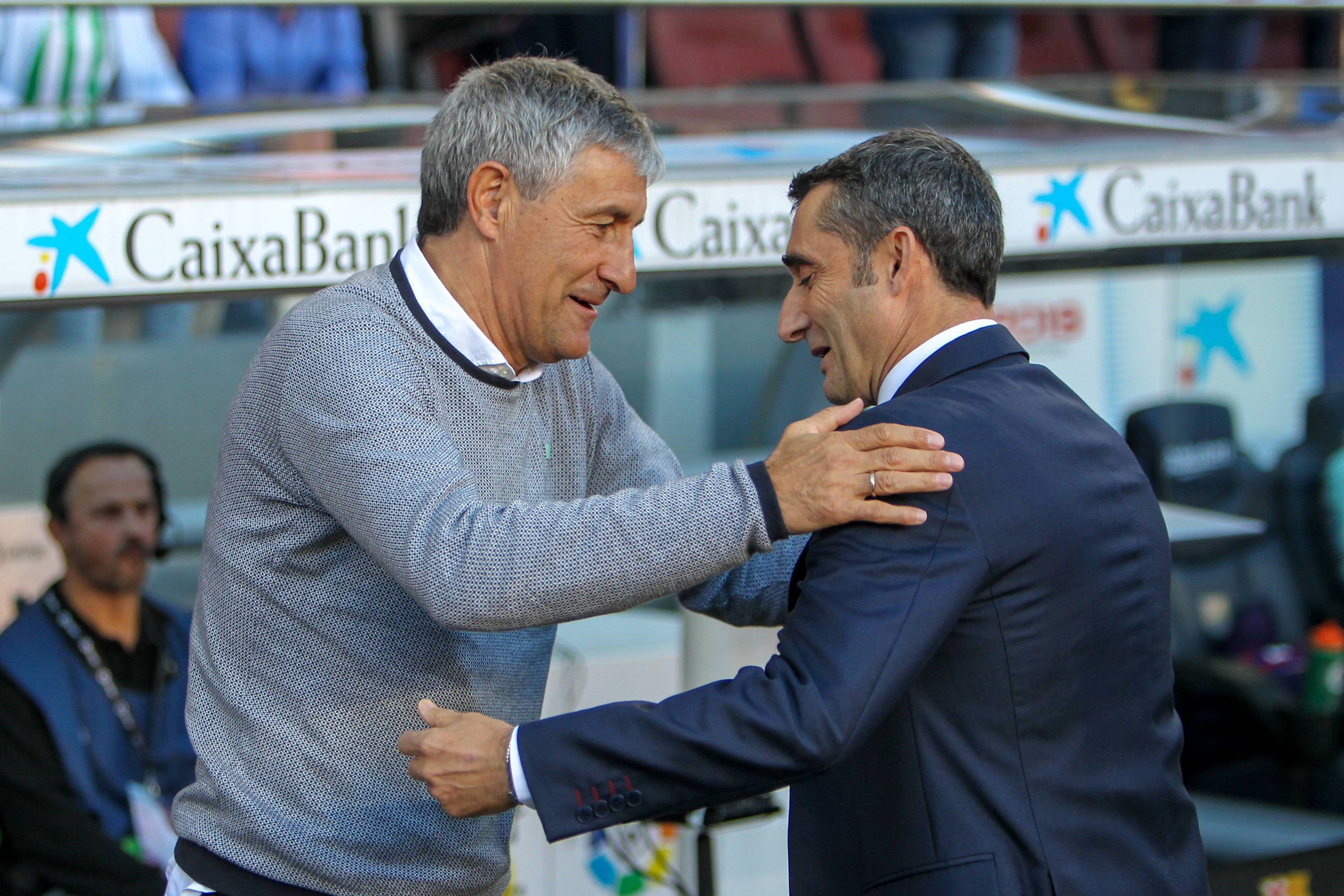 Quique Setien ve Enresto Valverde | Barcelona-Betis | La Liga 2018/2019