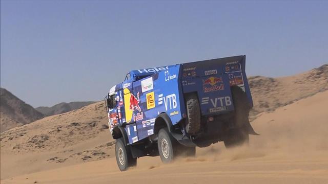 Riesendünen erschweren 8. Etappe für Trucks - Karginov wieder siegreich Riesendünen erschweren 8. Etappe für Trucks - Karginov wieder siegreich