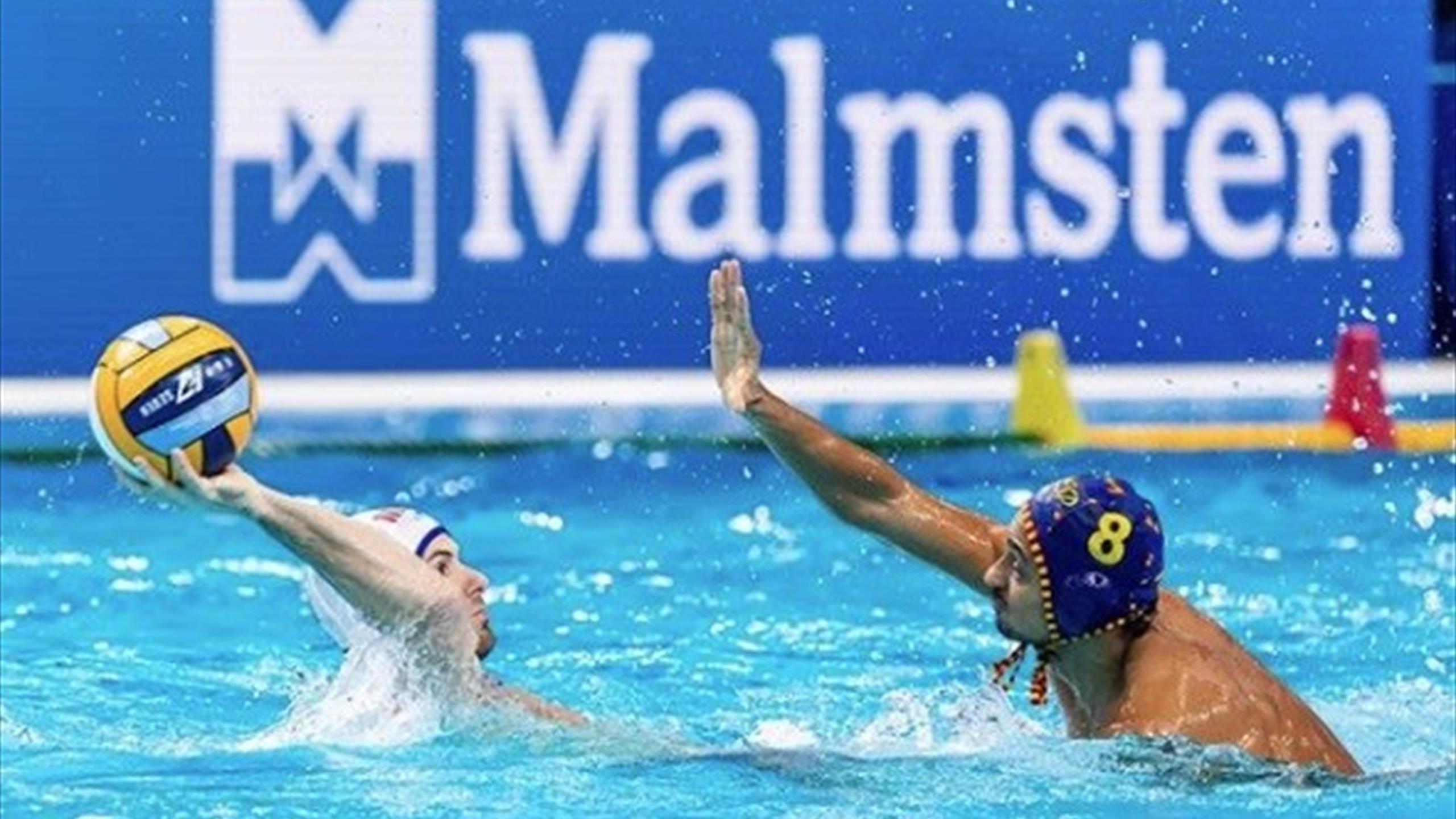 Europeo waterpolo, MaltaEspaña Arrollador estreno en Budapest (723