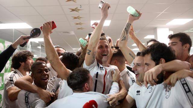 La emoción de los jugadores de Unionistas al conocer su rival en Copa del Rey