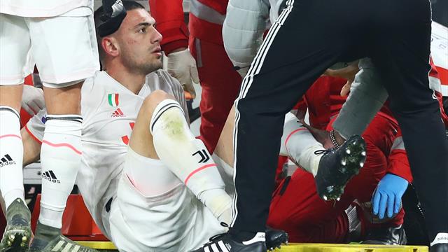 Doccia fredda per Demiral: 7 mesi di stop per il difensore della Juventus, è addio agli Europei