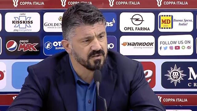 Gattuso: "Mai dato colpe ad Ancelotti. Ci vuole rispetto o alla prossima rispondo 'si' e 'no'" Gattuso: "Mai dato colpe ad Ancelotti. Ci vuole rispetto o alla prossima rispondo 'si' e 'no'"