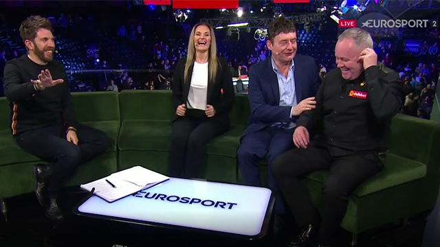 John Higgins and Jimmy White can't stop laughing - "This has done your swede in!" John Higgins and Jimmy White can't stop laughing - "This has done your swede in!"