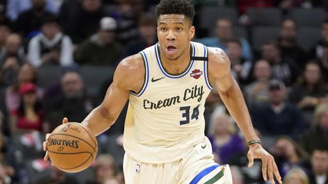 128-102. Antetokounmpo dirige ataque ganador de Bucks, líderes de la liga