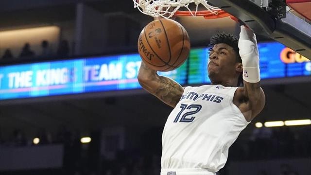 121-110. El novato Morant sorprende a Rockets y los Grizzlies logran la sexta victoria