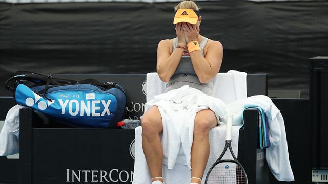 Australian Open in Gefahr? Kerber muss in Adelaide verletzt aufgeben