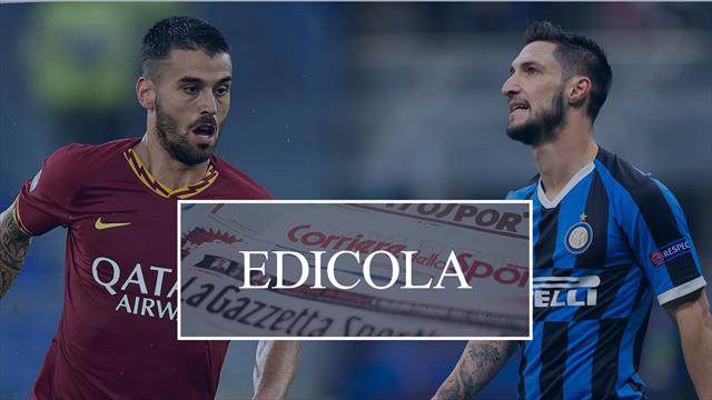 Edicola: Spinazzola-Politano oggi le visite. Milan, Piatek via a 30mln. Cavani subito all’Atletico?