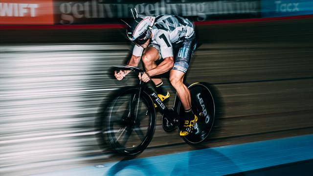 Maximilian Levy rast zum 200m-Rekord bei den Sixdays in London Maximilian Levy rast zum 200m-Rekord bei den Sixdays in London