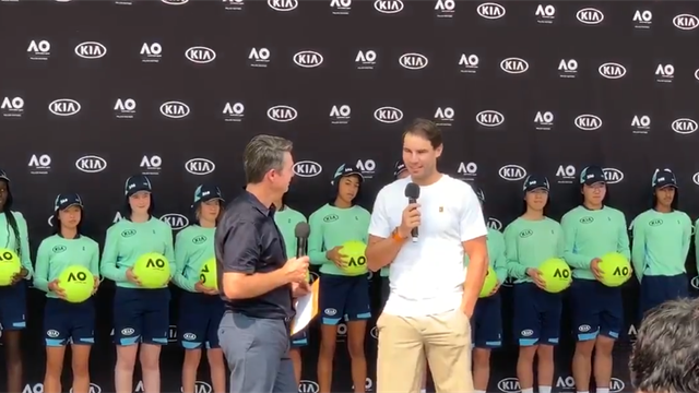 Nadal: "Acabé bien la temporada y este año me encuentro bien y con ganas" Nadal: "Acabé bien la temporada y este año me encuentro bien y con ganas"