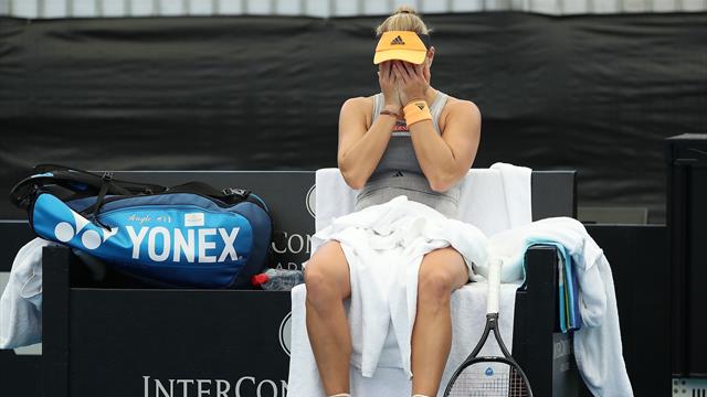 Blessée, Kerber abandonne et inquiète avant Melbourne