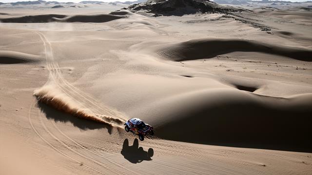 Starke Winde in Saudi-Arabien: Sainz siegt auf deutlich verkürzter 10. Etappe