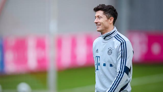 Aufatmen beim FC Bayern: Lewandowski zurück im Mannschaftstraining