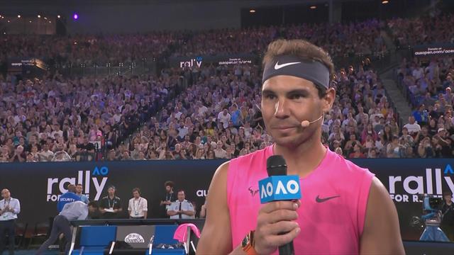Australian Open, Rally for Relief: Nadal y Federer donan 155.000 euros contra los incendios Australian Open, Rally for Relief: Nadal y Federer donan 155.000 euros contra los incendios
