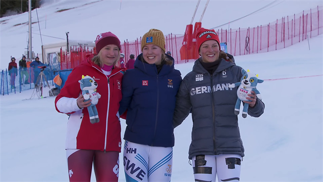 Emma Sahlin claims slalom success at Youth Olympics Emma Sahlin claims slalom success at Youth Olympics