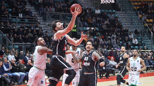 Prima vittoria in chiaroscuro nelle Top 16 per la Virtus Bologna: Darussafaka battuto 83-72