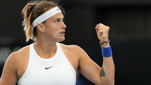 Eliminée à Adélaïde par Sabalenka, Halep ne se rassure pas avant l'Open d'Australie Eliminée à Adélaïde par Sabalenka, Halep ne se rassure pas avant l'Open d'Australie