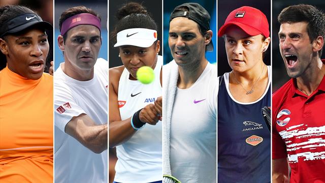 Who could the six favourites face on their path to glory in Melbourne?