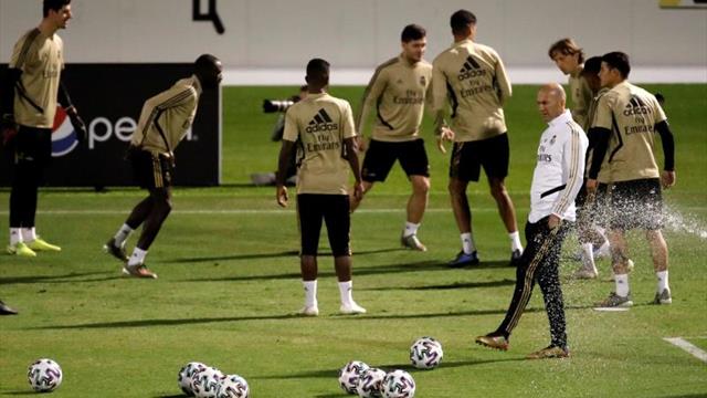Ramos sigue en el gimnasio y Jovic vuelve con el grupo