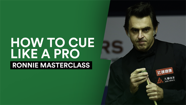Ronnie’s Masterclass: How to improve your cueing (by copying Murphy) Ronnie’s Masterclass: How to improve your cueing (by copying Murphy)