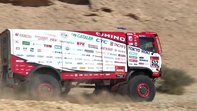 Tra i camion si festeggia Karginov al termine della tappa 12: gli highlights Tra i camion si festeggia Karginov al termine della tappa 12: gli highlights