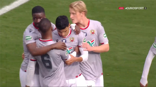 Nice a fait le break en trois minutes : les buts de Danilo et Ganago Nice a fait le break en trois minutes : les buts de Danilo et Ganago
