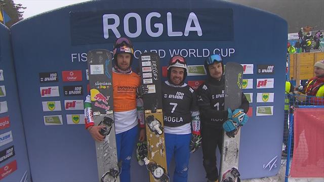 Grande Italia nel gigante parallelo di Rogla: primo Coratti, secondo Fischnaller Grande Italia nel gigante parallelo di Rogla: primo Coratti, secondo Fischnaller