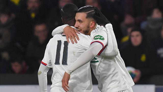 Traoré s'est arraché, Cherki a doublé : le deuxième but lyonnais en vidéo Traoré s'est arraché, Cherki a doublé : le deuxième but lyonnais en vidéo