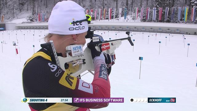 Highlights: Eckhoff wins women's pursuit Highlights: Eckhoff wins women's pursuit
