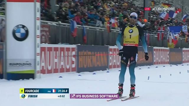 Monsieur Fourcade vince ancora: al francese l'inseguimento di Ruhpolding Monsieur Fourcade vince ancora: al francese l'inseguimento di Ruhpolding