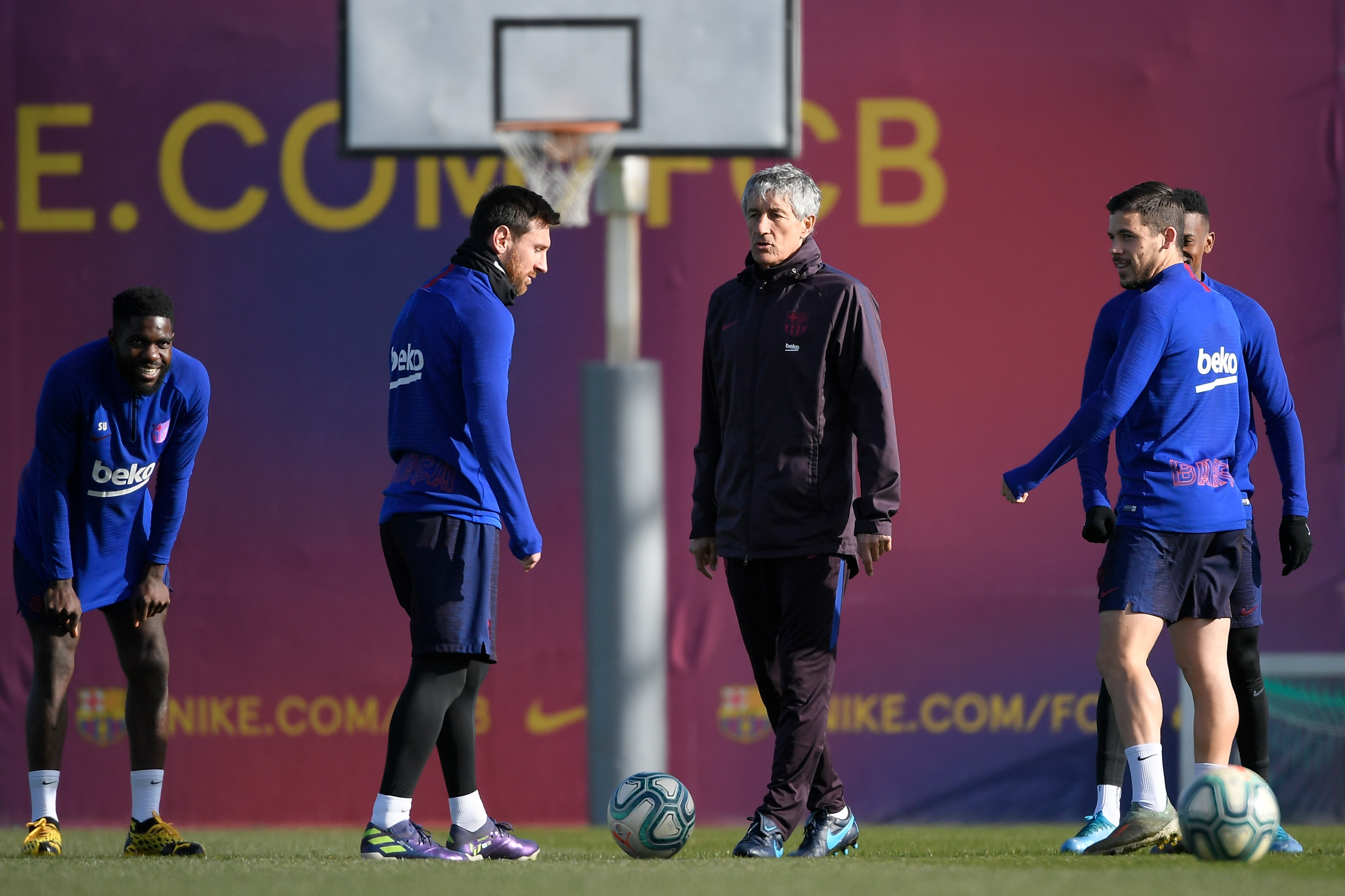 Lionel Messi, Quique Setien