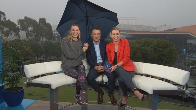 Open de Australia 2020: ¡Tremendo! Wozniacki vio amenazada su entrevista por las fuertes lluvias Open de Australia 2020: ¡Tremendo! Wozniacki vio amenazada su entrevista por las fuertes lluvias