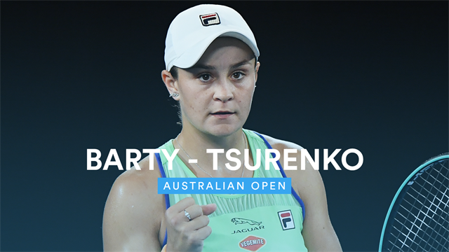 Match gedreht: Barty ringt Tsurenko nieder Match gedreht: Barty ringt Tsurenko nieder