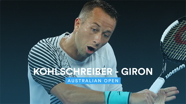 Alles im Griff: So holte sich Kohlschreiber das Ticket für Runde zwei Alles im Griff: So holte sich Kohlschreiber das Ticket für Runde zwei