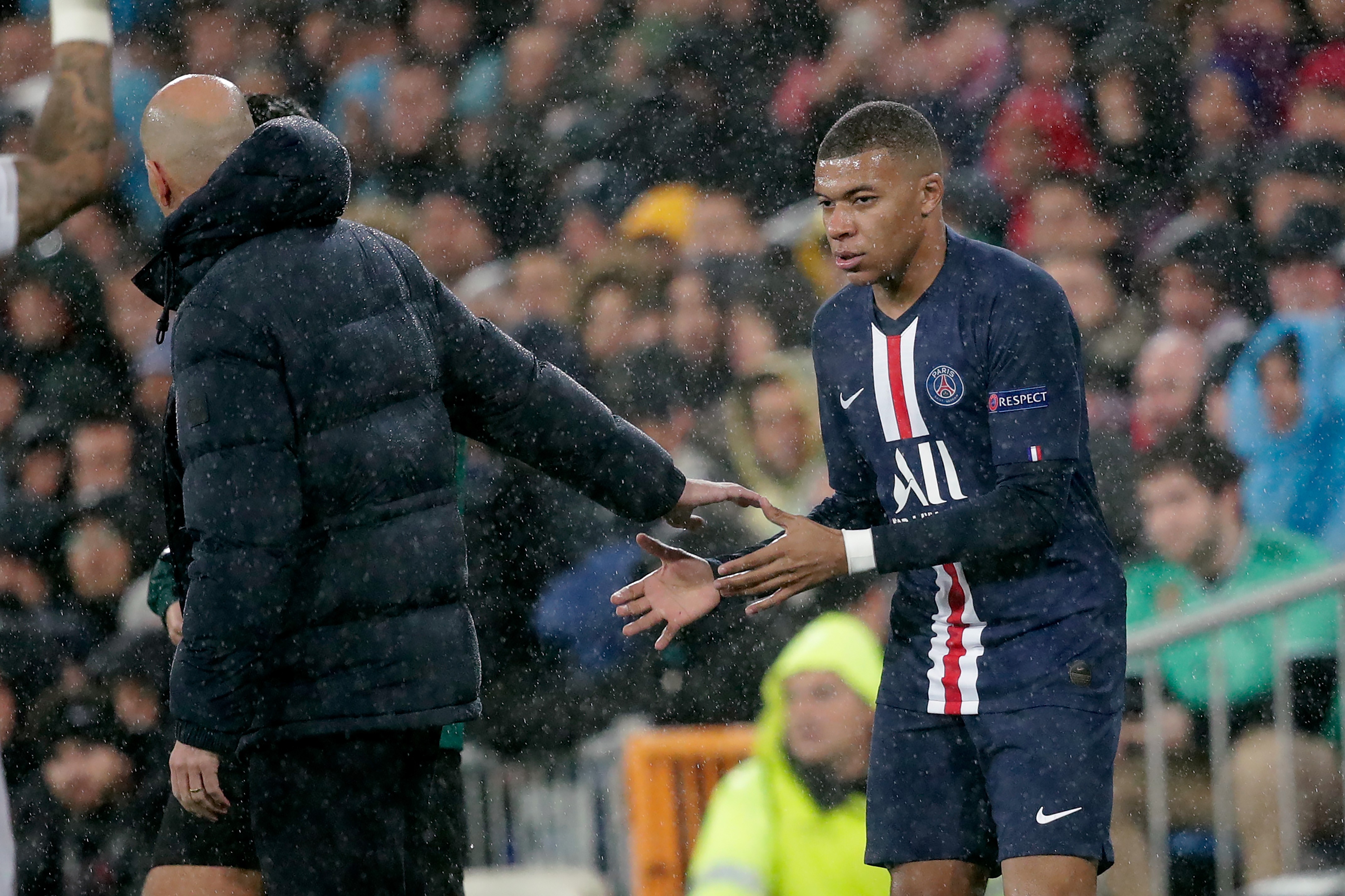 Kylian Mbappe, Zinedine Zidane