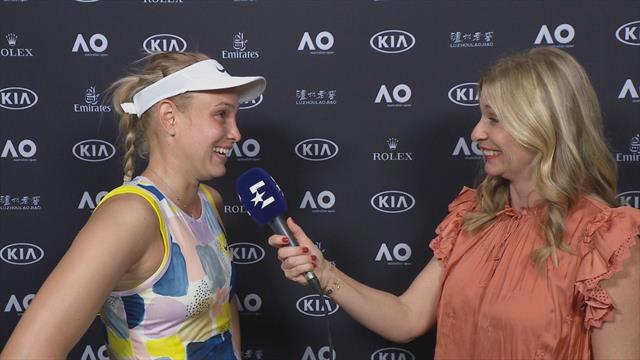 Vekic: I really felt that the crowd were supporting me Vekic: I really felt that the crowd were supporting me