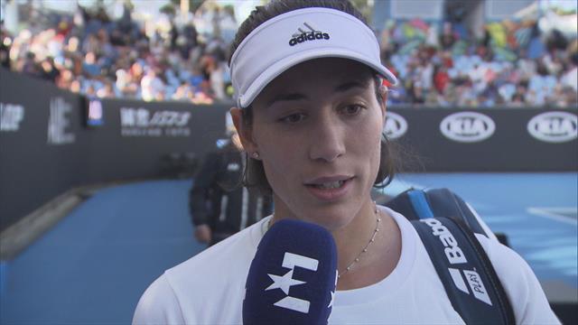 Garbiñe Muguruza explica su épica remontada en Eurosport: "He intentado reaccionar y cambiar algo" Garbiñe Muguruza explica su épica remontada en Eurosport: "He intentado reaccionar y cambiar algo"