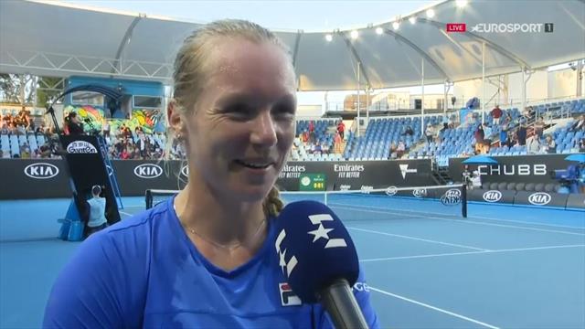 Australian Open | Kiki Bertens door naar tweede ronde in Australië Australian Open | Kiki Bertens door naar tweede ronde in Australië