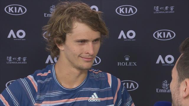 Zverev freut sich über Entwicklung: "Es war ausbaufähig, aber ein Anfang" Zverev freut sich über Entwicklung: "Es war ausbaufähig, aber ein Anfang"