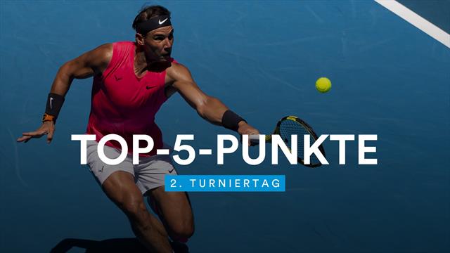 Zucker, diese Rückhand! Nadal greift ganz tief in die Trickkiste Zucker, diese Rückhand! Nadal greift ganz tief in die Trickkiste