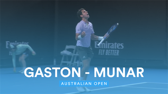 Open de Australia 2020, Gaston-Munar, vídeo resumen del partido Open de Australia 2020, Gaston-Munar, vídeo resumen del partido